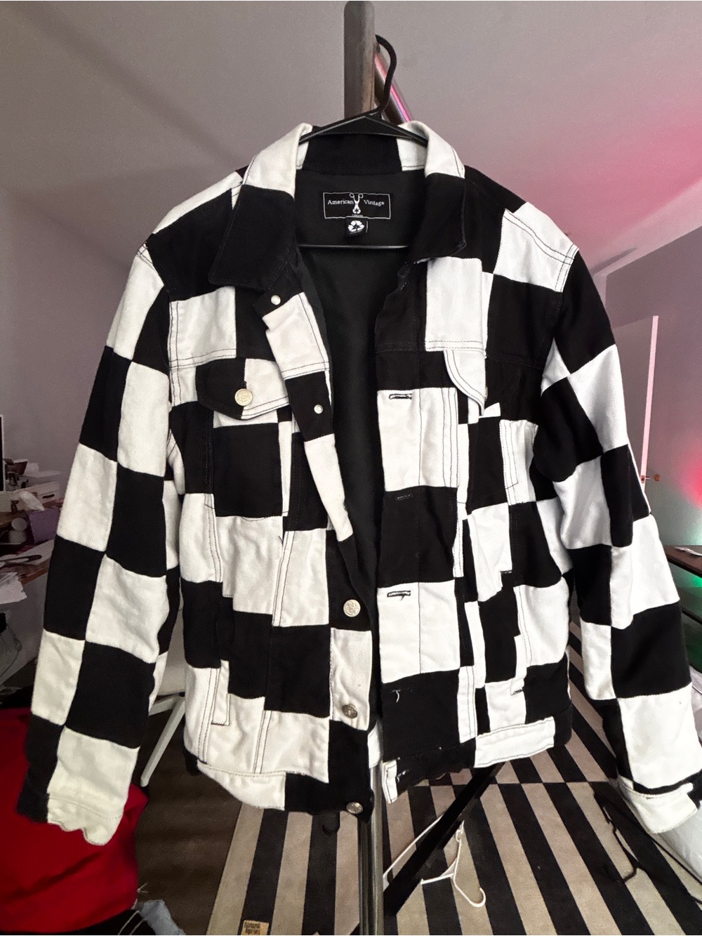 Black & White Checkerboard Jacket